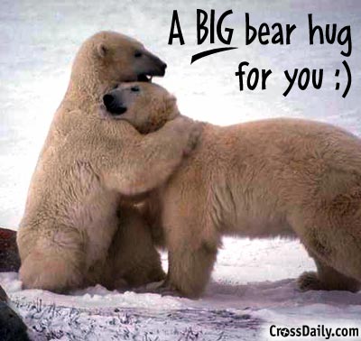 A big bear hug for you.. Animals - 